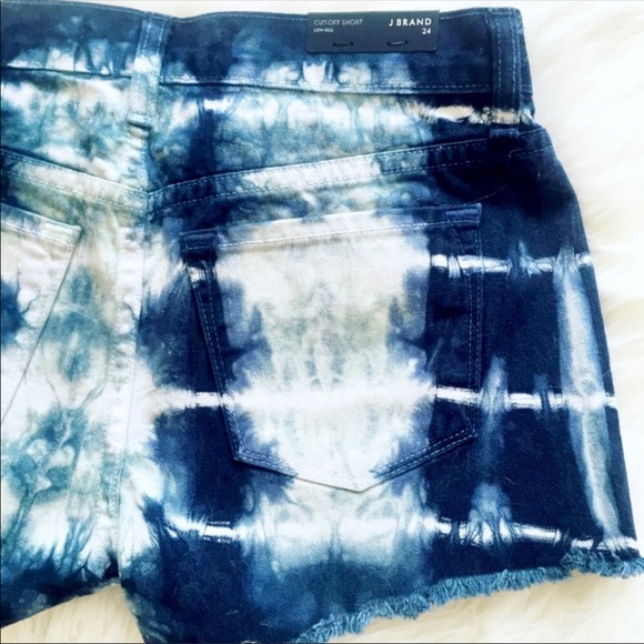 J Brand Cut Off Tie Dye Shorts - Picture 6 of 8